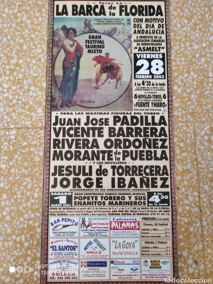 Carteles toros: Cartel de toros La Barca a&ntilde;o 2003 - Foto 1