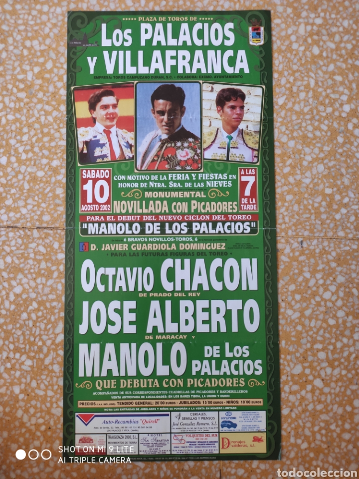 Carteles toros: Cartel toros Los Palacios - Foto 1