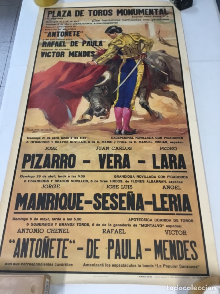 Carteles toros: Plaza de toros Monumental - Foto 1