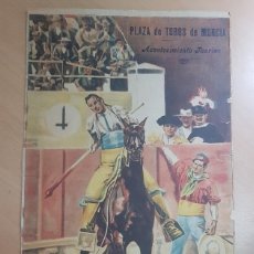 Carteles Toros: ANTIGUO CARTEL PLAZA DE TOROS MURCIA 1902 ILUSTRADO MARCELINO UNCETA. Lote 211753348