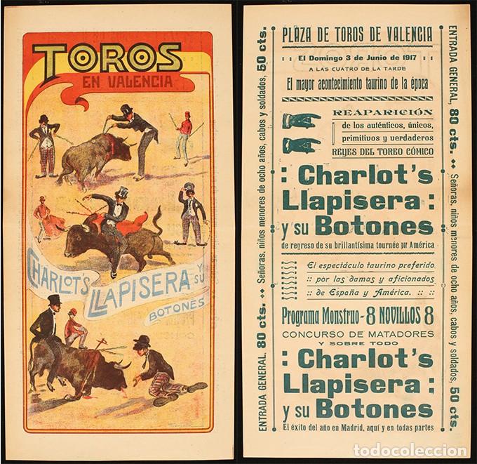 Precioso Cartel De Toreo Comico Anunciando Char Buy Old Posters Of Bullfighting At Todocoleccion