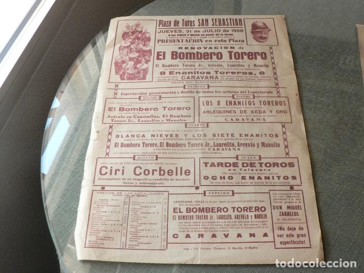 Carteles toros: CARTEL DEL BOMBERO TORERO - Foto 2