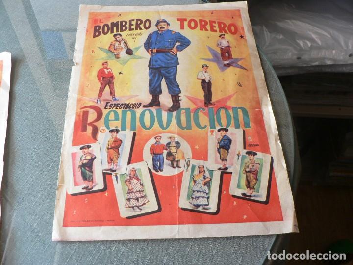 Carteles toros: CARTEL DEL BOMBERO TORERO - Foto 1