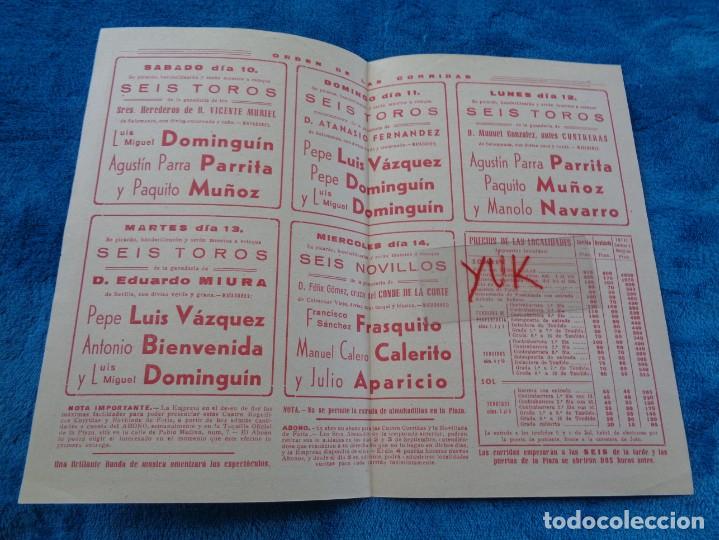 Carteles toros: PROGRAMA TOROS DE LA PLAZA DE TOROS DE ALBACETE DE 1949 - Foto 2