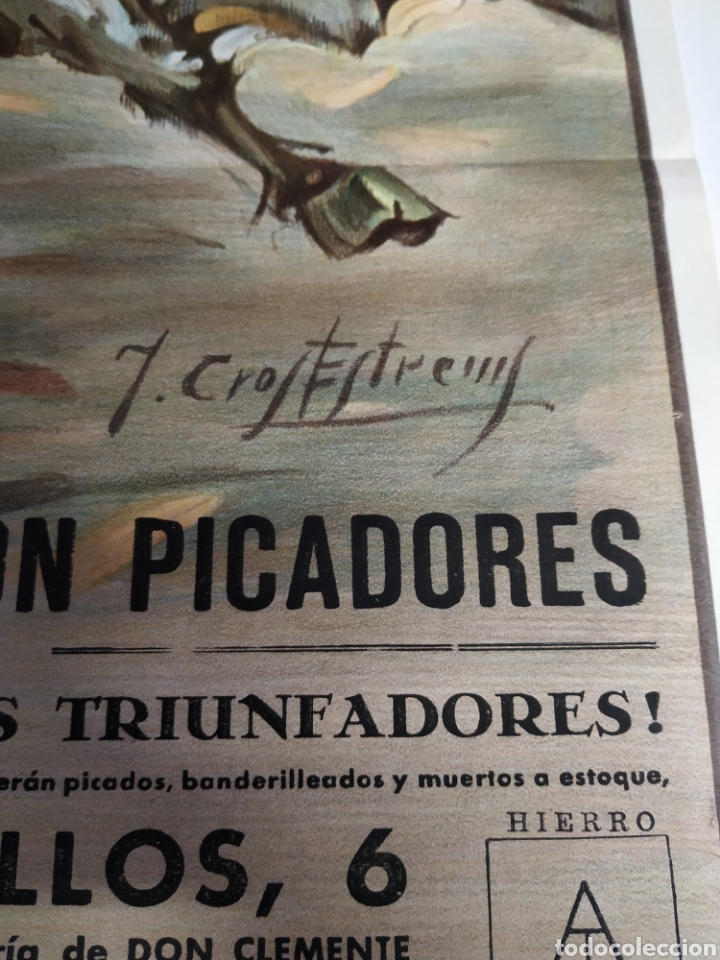 Carteles toros: Cartel de toros de Zaragoza 1966 - Foto 4