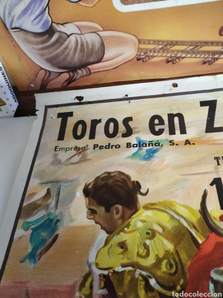 Carteles toros: Cartel de toros de Zaragoza 1966 - Foto 8