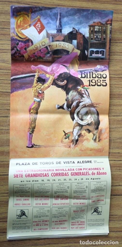 Carteles toros: Cartel de toros BILBAO 1985 - Foto 1