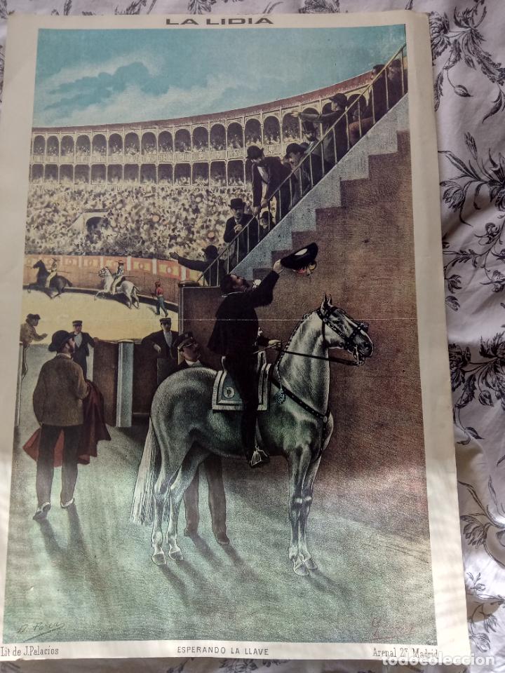 Carteles toros: LA LIDIA ESPERANDO LA LLAVE - Foto 1
