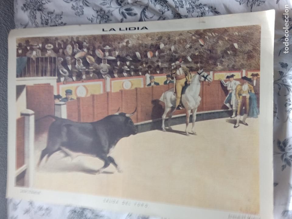 Carteles toros: LA LIDIA SALIDA DEL TORO - Foto 1