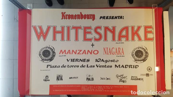 Carteles toros: CARTEL DEL CONCIENTO EN LAS VENTAS DE WHITESNAKE - Foto 1