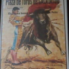 Carteles Toros: CARTEL DE TOROS. FIRMADO POR LOS MATADORES.. Lote 232275125