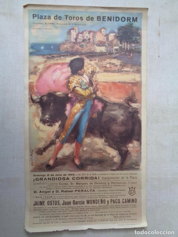 Carteles toros: PLAZA DE TOROS DE BENIDORM.C-238 - Foto 1