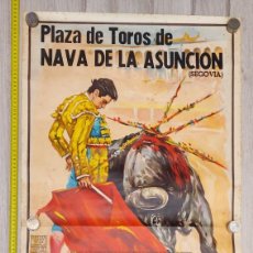 Carteles Toros: CARTEL DE TOROS DE NAVA DE LA ASUNCIÓN, SEGOVIA AÑO 1.991