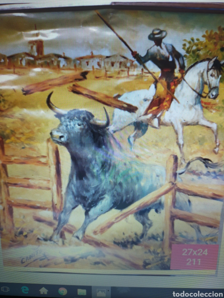 Carteles toros: Lamina de toros L&oacute;pez canito - Foto 1