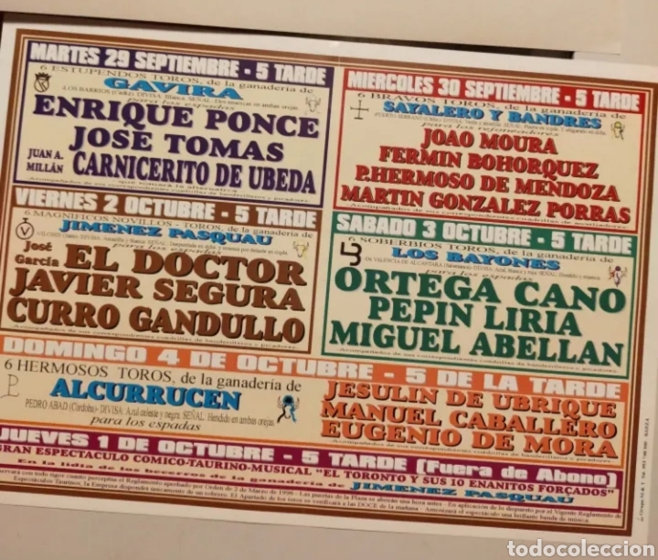 Carteles toros: Cartel de toros de mano &Uacute;beda - Foto 2