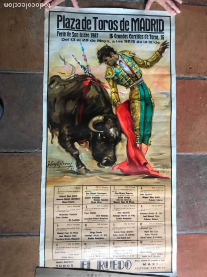 Carteles toros: Cartel toros Madrid 1967 - Foto 1