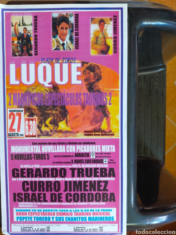 Carteles toros: Cartel de toros Luque 2006 - Foto 1