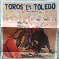 Carteles Toros: TOLEDO PLAZA DE TOROS CARTEL CORRIDA 1990 ROBLES ESPARTACO ESPARTACO II 46 X 100 CMTS. Lote 302001968