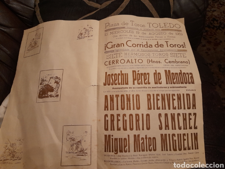 Carteles toros: Cartel de toros de Toledo de 1959 - Foto 2