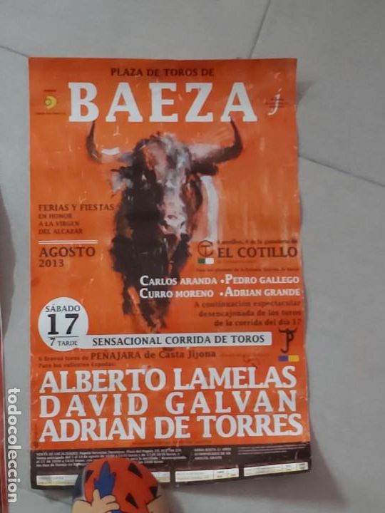 Carteles toros: CARTEL TOROS Baeza - Foto 1