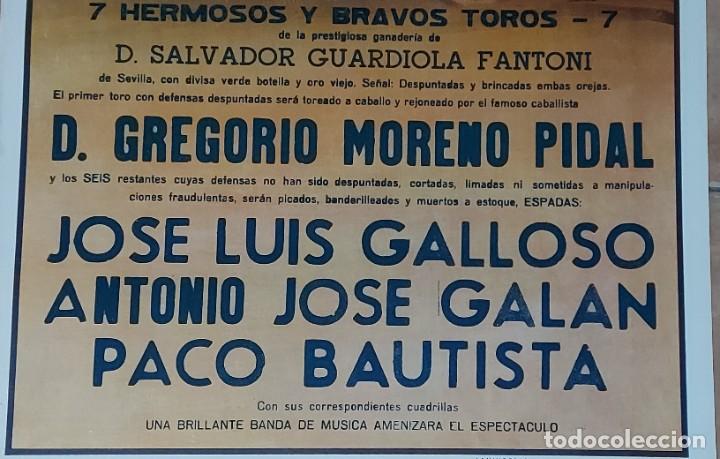 Carteles toros: Cartel de toros de gran formato. - Foto 3