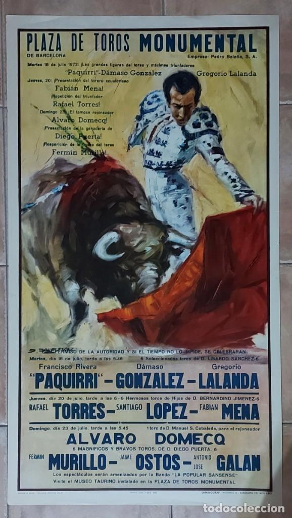 Carteles toros: Cartel de toros de gran formato. - Foto 1