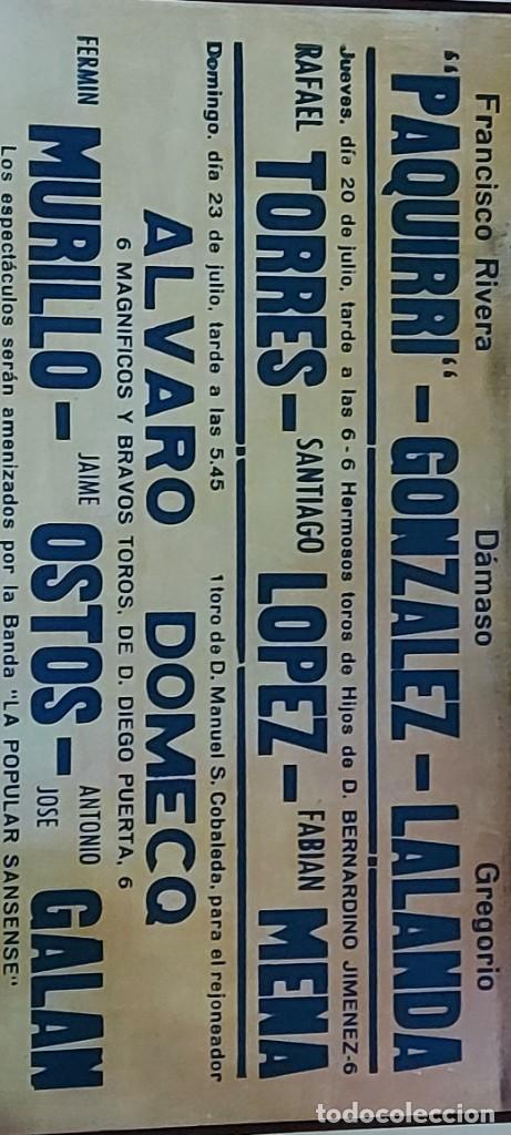 Carteles toros: Cartel de toros de gran formato. - Foto 4
