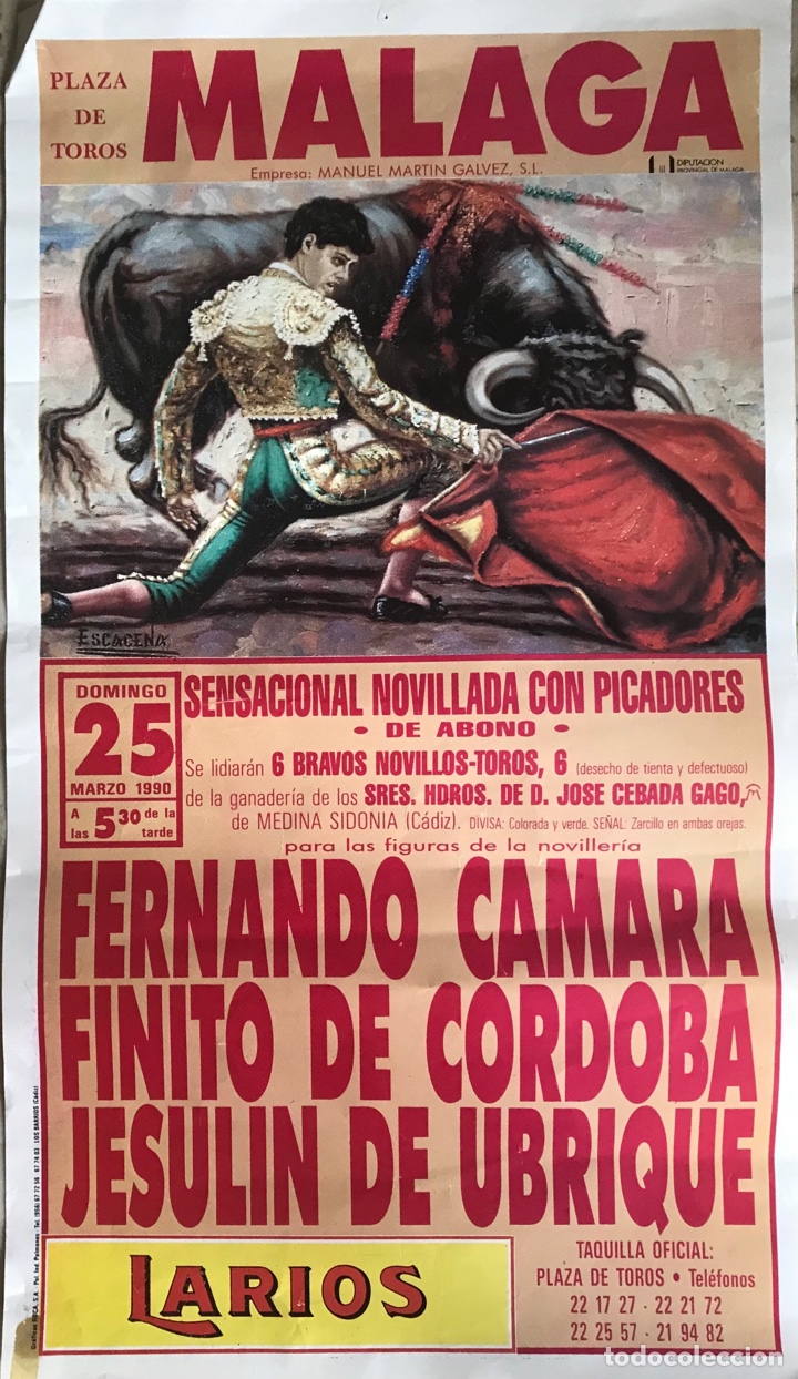 Plaza De Toros De M laga 1990 Comprar Carteles Antiguos Toros En plaza-de-toros-de-m-laga-1990-comprar-carteles-antiguos-toros-en