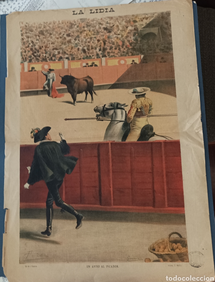 Carteles toros: La Lidia - Un aviso al picador - Foto 1