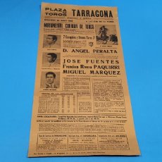 Carteles Toros: CARTEL PLAZA DE TOROS DE TARRAGONA 1969. Lote 357619060