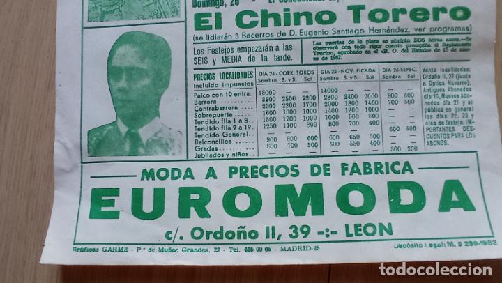 Carteles toros: CARTEL TOROS EN LEON 1983 - Foto 4