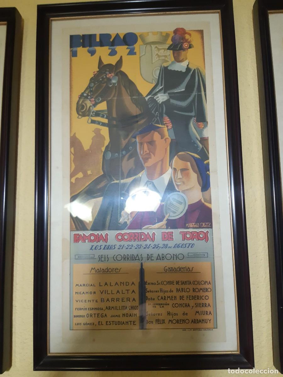 Carteles toros: Cartel de toros en Bilbao 1932 - Foto 1