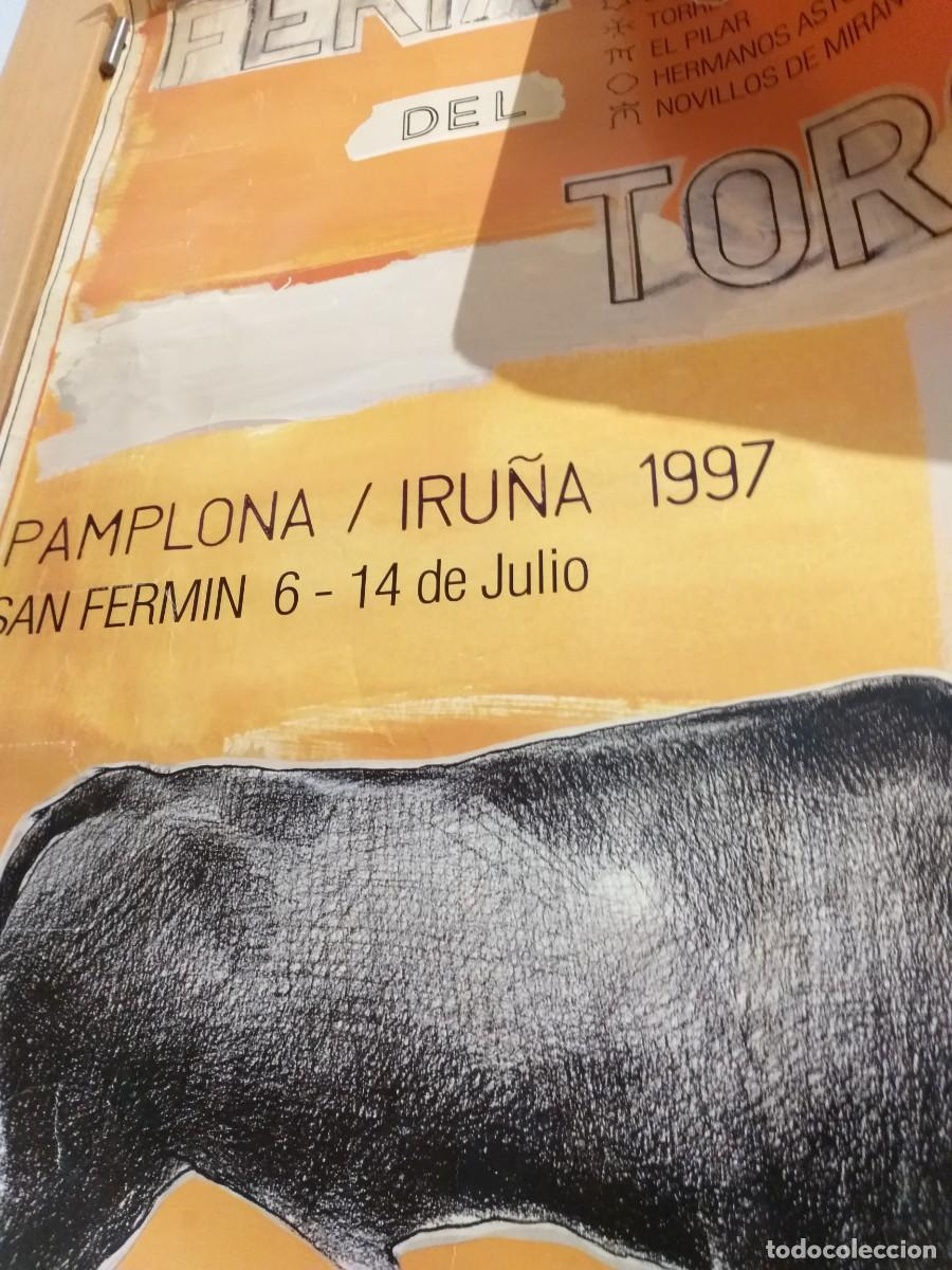 Carteles toros: cartel de toros IRU&Ntilde;A 1997 - Foto 5