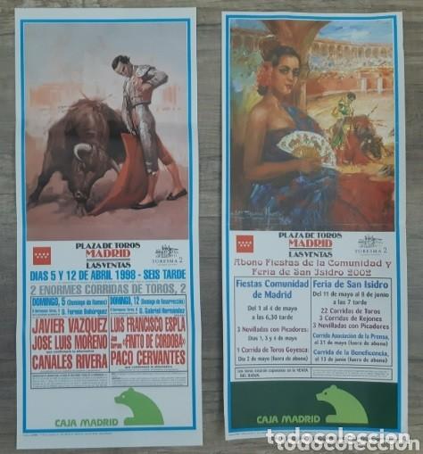 Carteles toros: Lote carteles de toros de Las Ventas - Foto 1