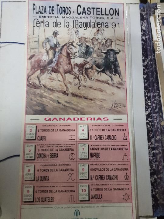 Carteles toros: PLAZA DE TOROS DE CASTELLON 91 - Foto 1