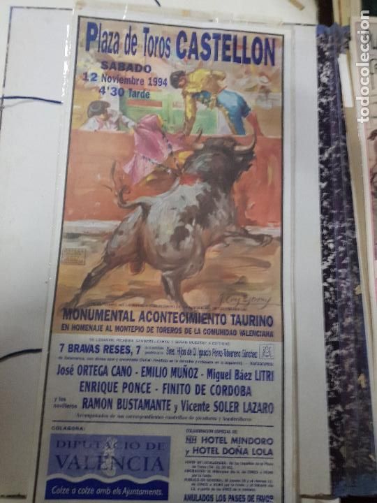 Carteles toros: PLAZA DE TOROS DE CASTELLON 94 - Foto 1