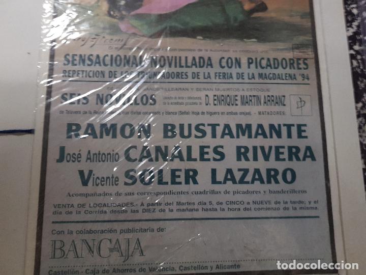 Carteles toros: PLAZA DE TOROS DE CASTELLON 94 - Foto 2