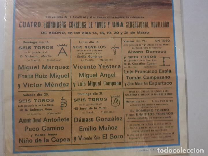 Carteles toros: PLAZA DE TOROS DE CASTELLON 1982 - Foto 2