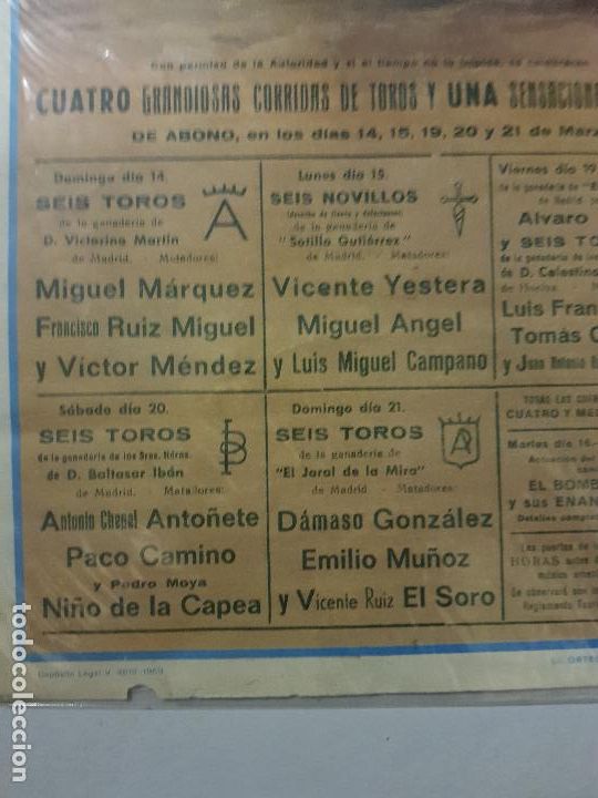 Carteles toros: PLAZA DE TOROS DE CASTELLON 1982 - Foto 3