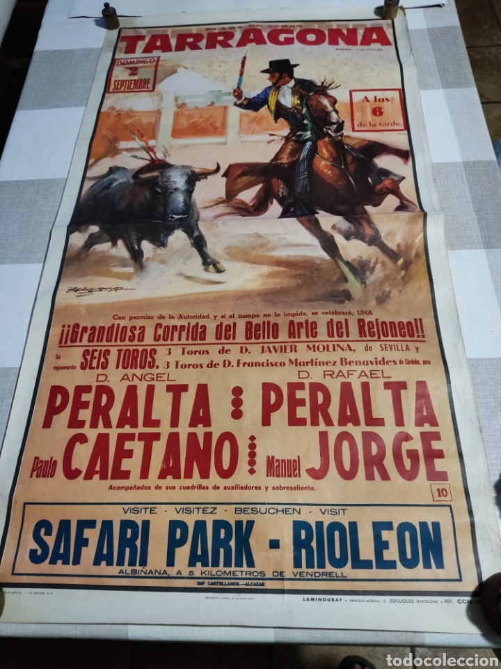 Carteles toros: Cartel de toros Tarragona - Foto 1