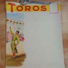 Carteles Toros: CARTEL DE TOROS SIN RELLENAR . PUBLICIDAD DOMECQ , JEREZ DE LA FRONTERA , 1964