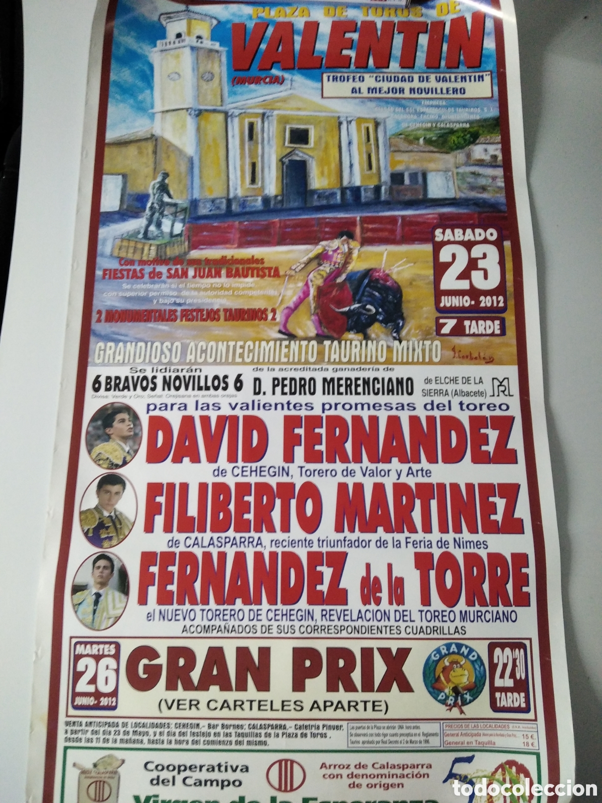 Carteles toros: CARTEL DE TOROS EN VALENT&Iacute;N - Foto 1