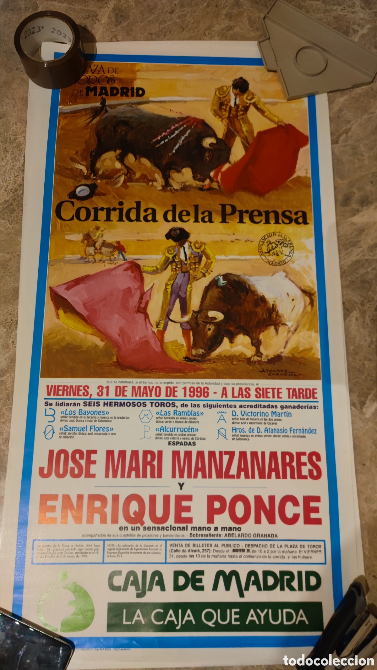 Carteles toros: Cartel toros Las Ventas - Foto 1