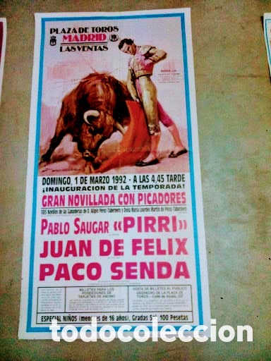 Carteles toros: Carteles de toros lote n&uacute;mero 3 - Foto 3
