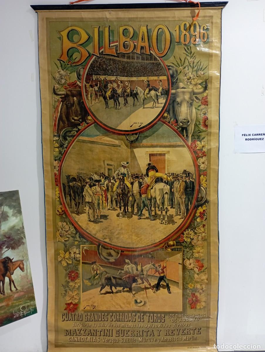 Carteles toros: CARTEL DE TOROS SIGLO XIX - Foto 1