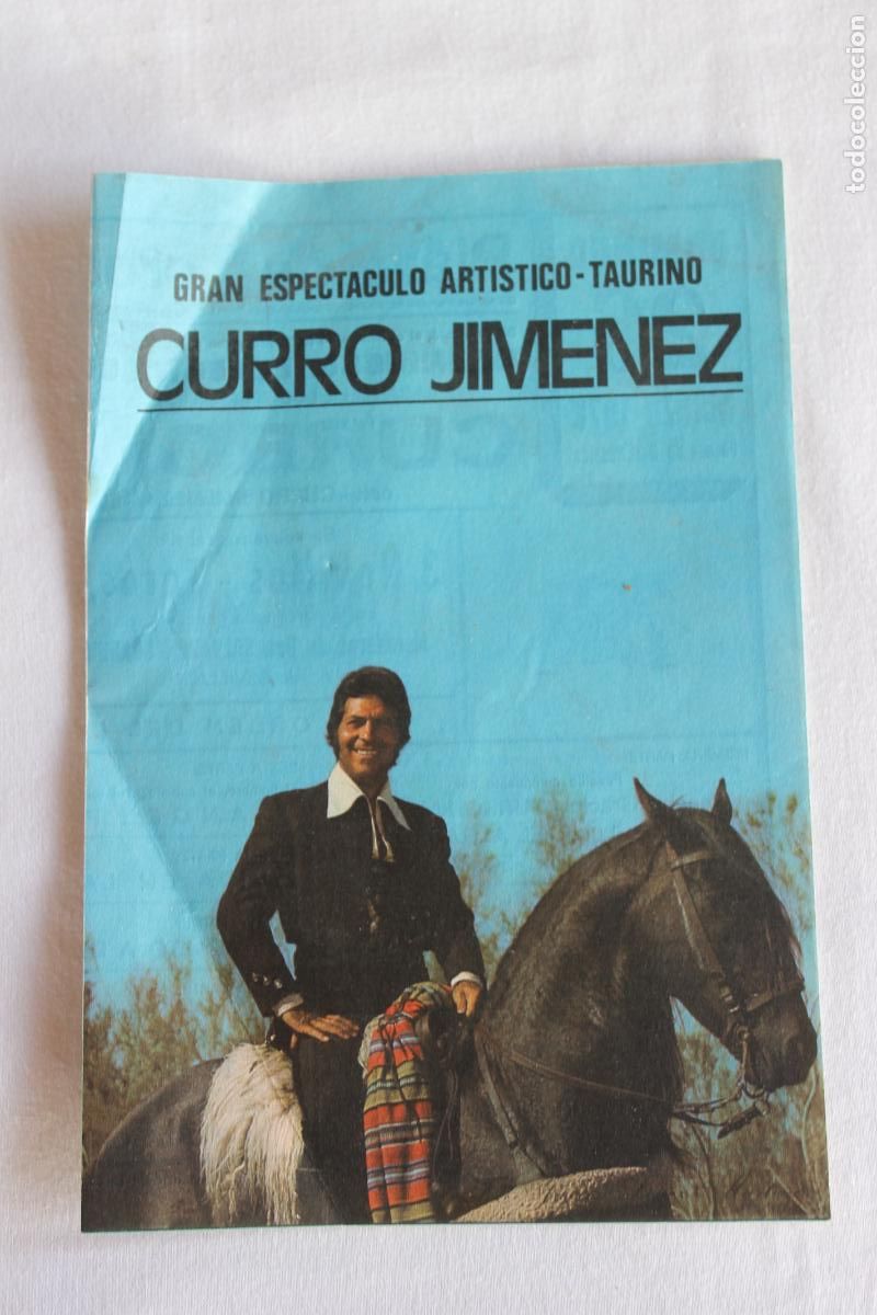 Carteles toros: CARTEL PLAZA DE LORCA ESPECTACULO CURRO JIMENEZ - Foto 1