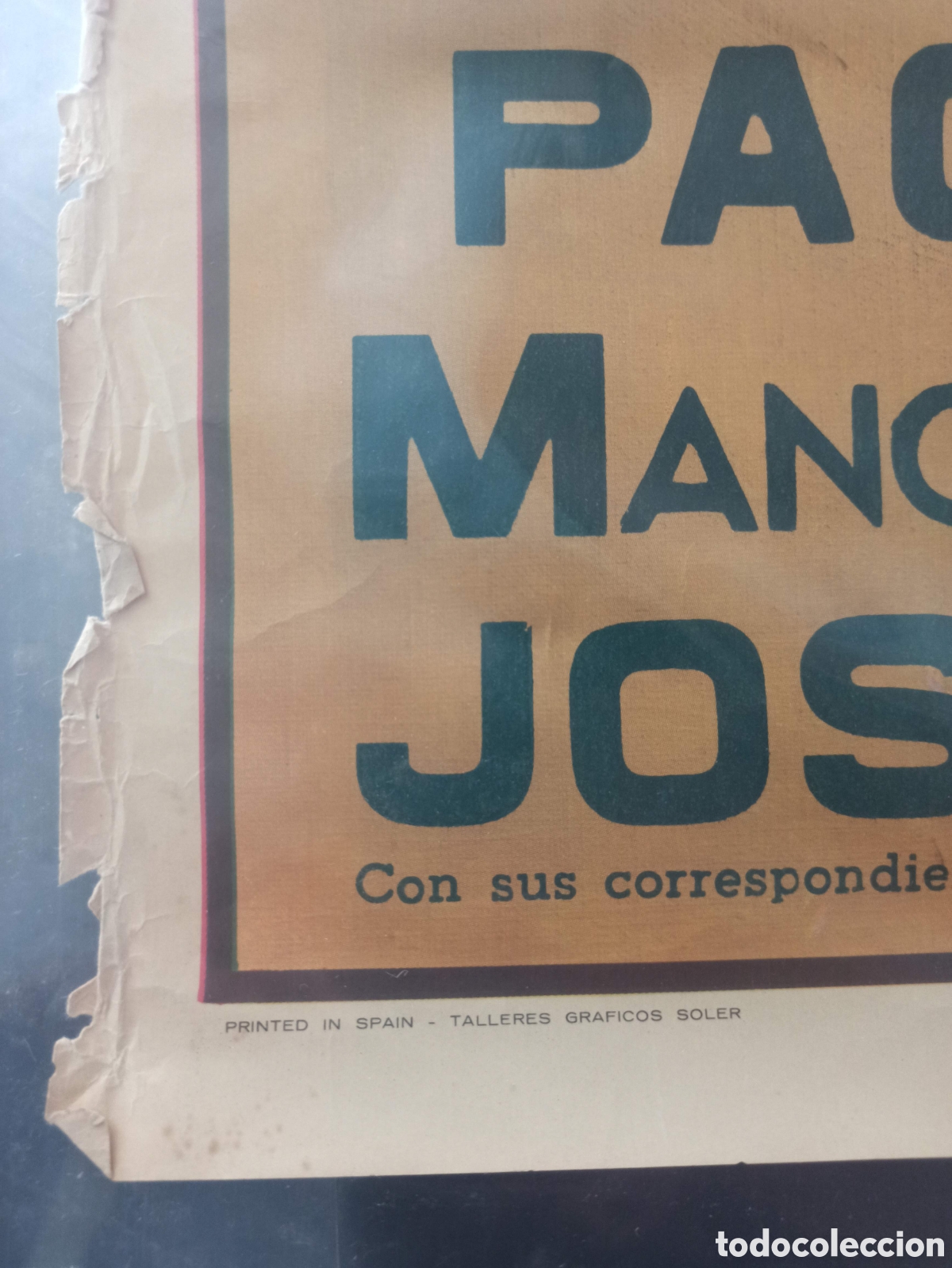 Carteles toros: CARTEL DE TOROS, Palma de Mallorca 1966 - Foto 3
