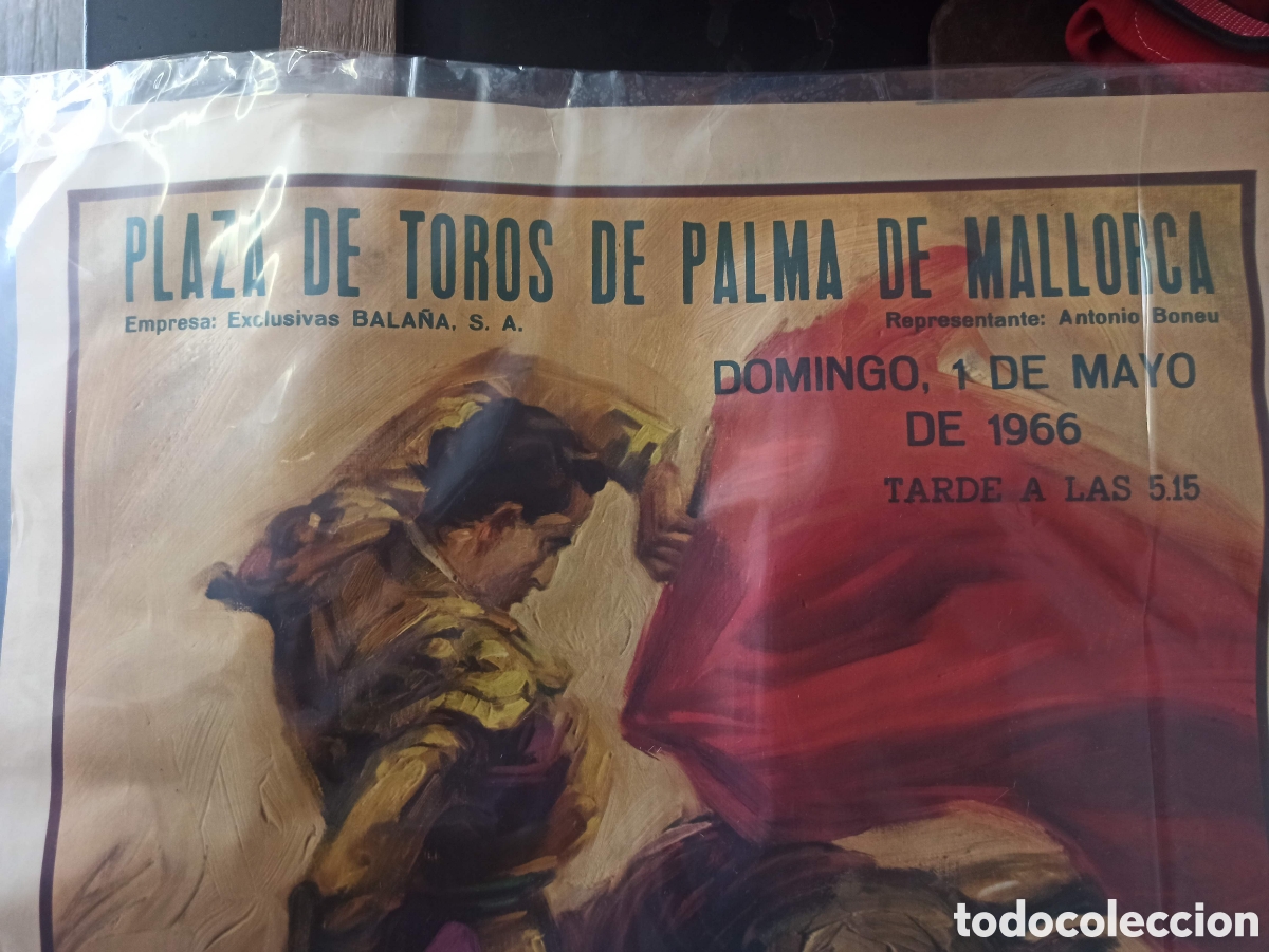 Carteles toros: CARTEL DE TOROS, Palma de Mallorca 1966 - Foto 7