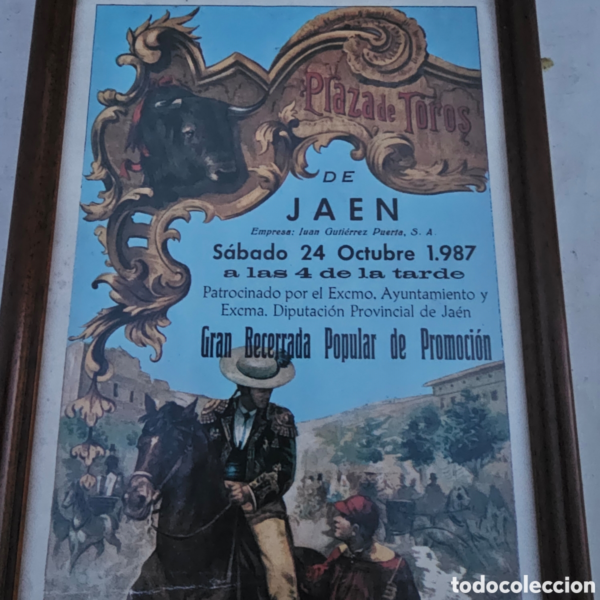 Carteles toros: CARTEL TOROS EN JAEN 1987 - Foto 2