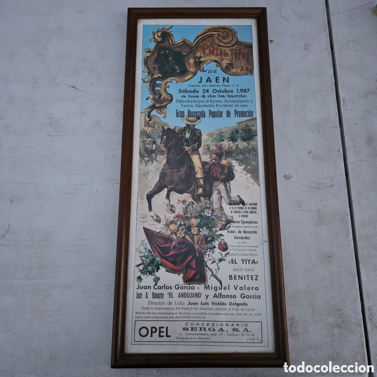 Carteles toros: CARTEL TOROS EN JAEN 1987 - Foto 1